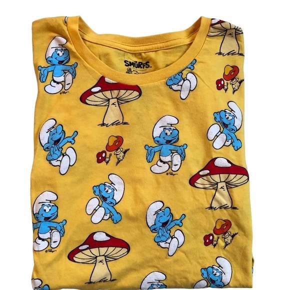 Smurfs novelty t-shirt XL - Picture 3 of 9